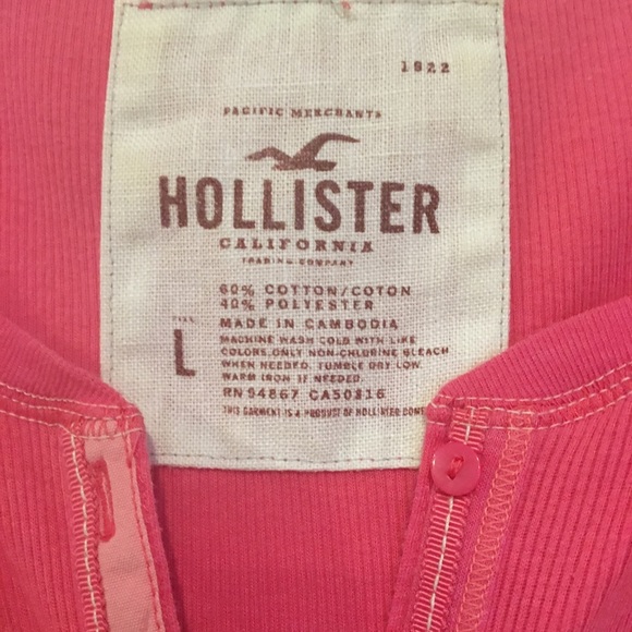 Hollister shirt sleeve ribbed shirt - Picture 2 of 2